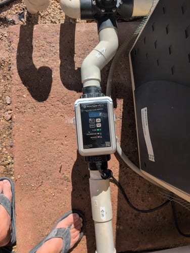 Customer photo review of Pentair iChlor Salt Chlorine Gen for Pools Up to 30,000 Gallons EC-523081/EC-523733