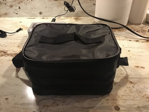 Customer photo review of DeVilbiss Healthcare Traveler Portable Compressor Nebulizer System with Battery