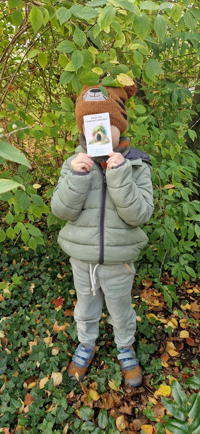 Customer photo review of Edubini Gefunden! Outdoor Suchspiel für Kinder