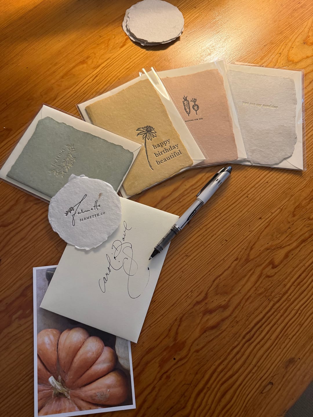 Customer photo review of free gift with first order