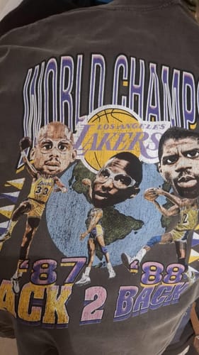 Customer photo review of "Showtime" Championship T-Shirt