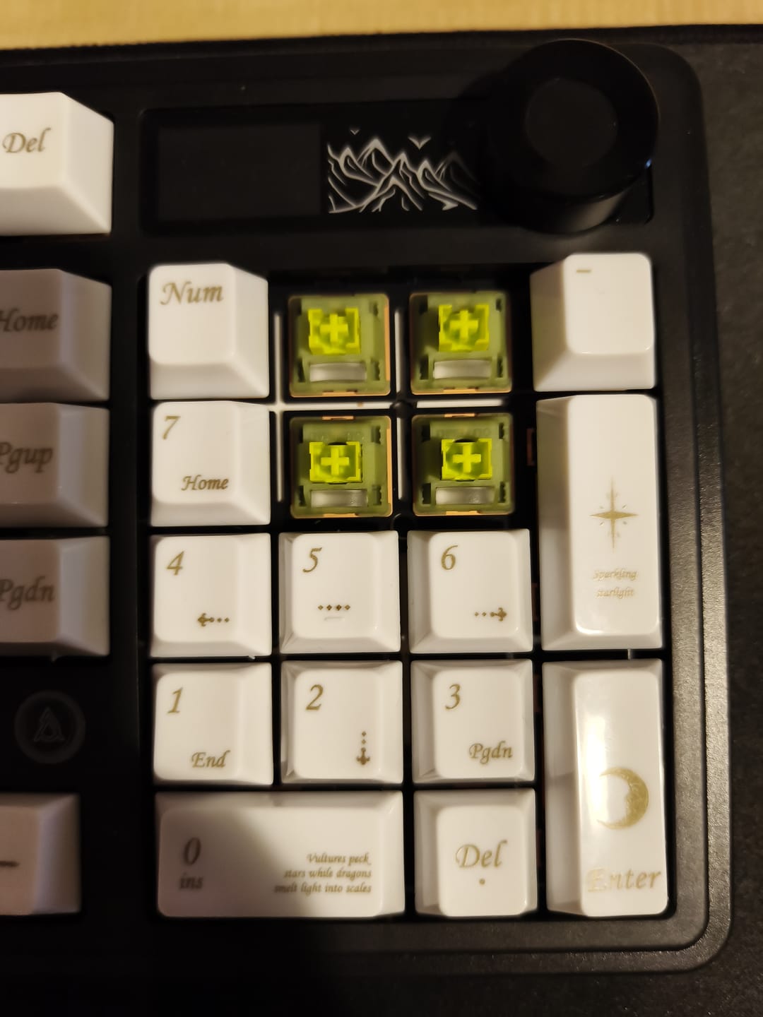 Customer photo review of OUTEMU SILENT LIME V3 TACTILE SWITCH FACTORY LUBED (10PCS)
