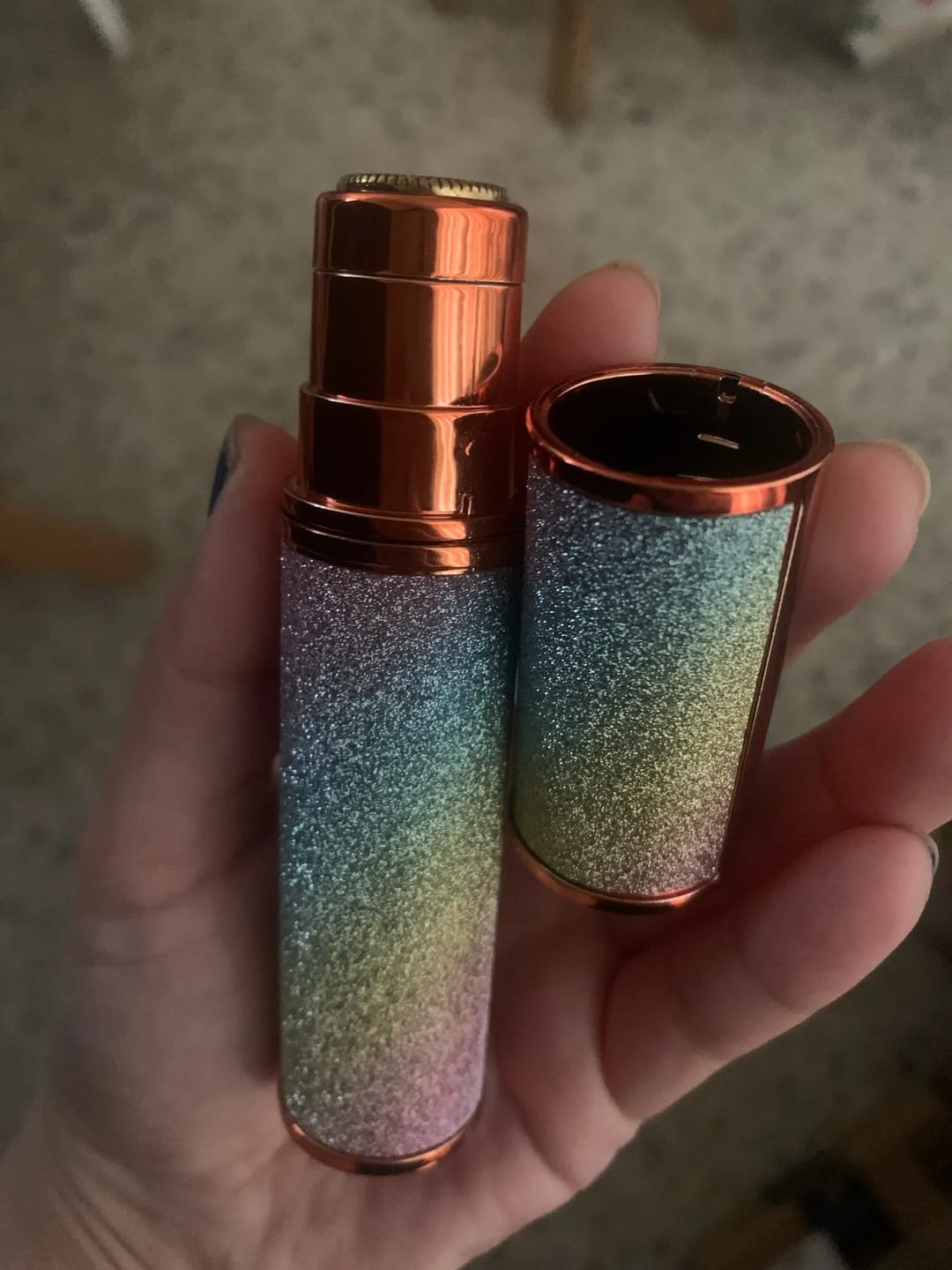 Customer photo review of 2 In 1 Rechargeable Flawless Eyebrow & Facial Hair Remover