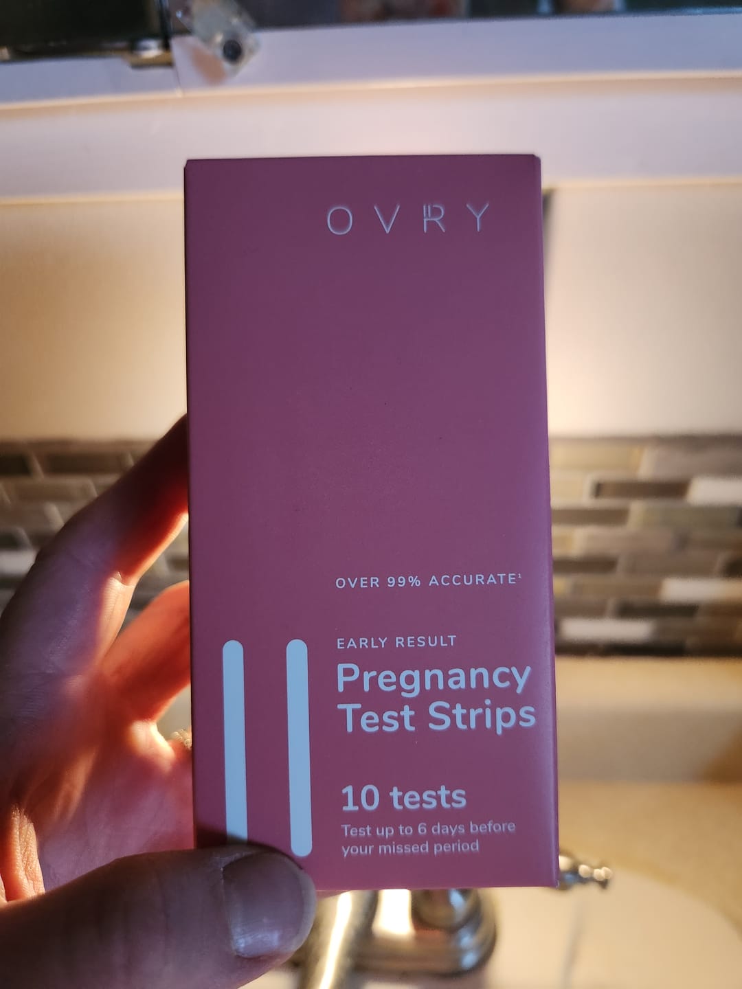 Customer photo review of Pregnancy Test Strips (Ultra-Sensitive)
