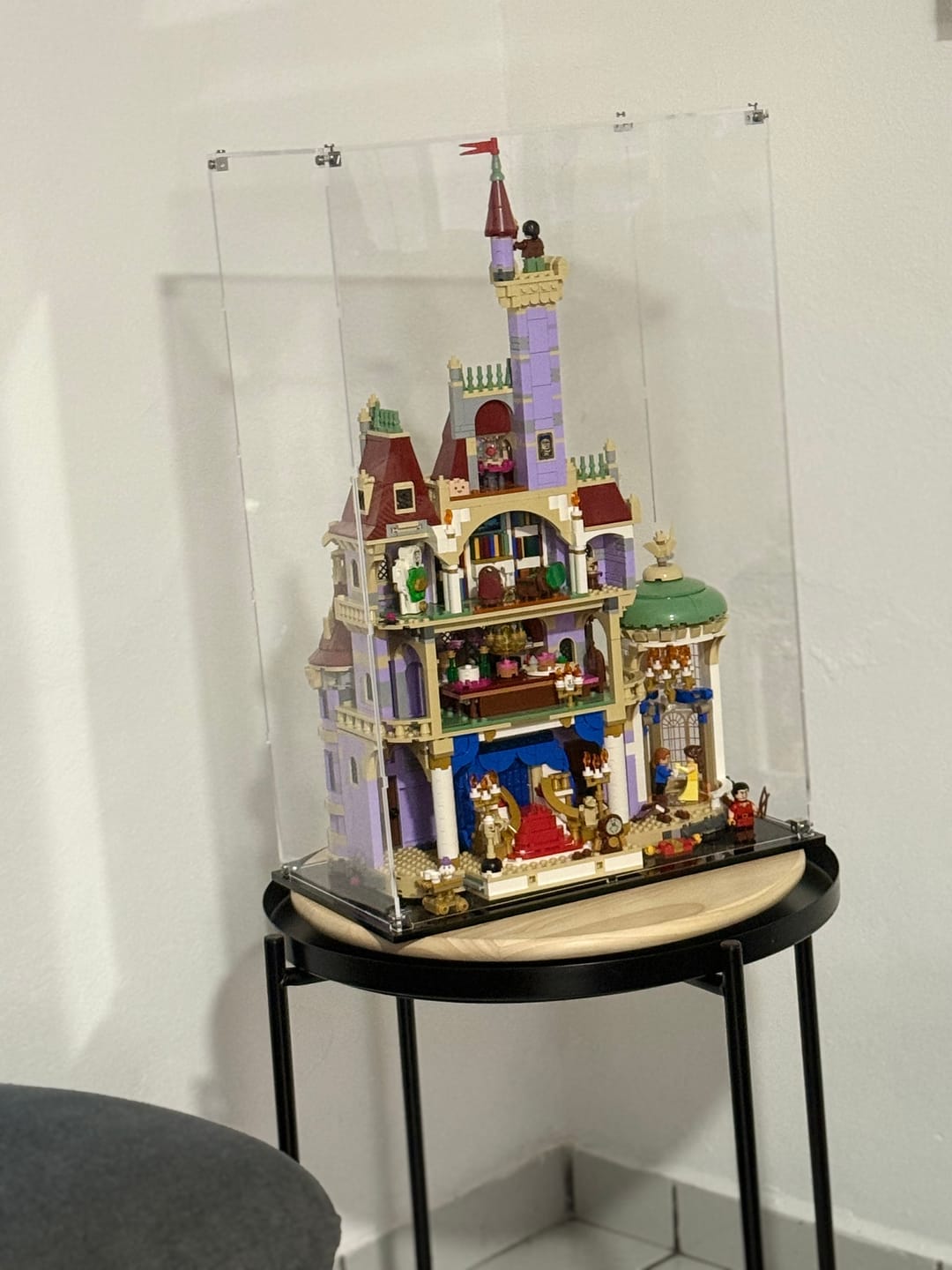 Customer photo review of Display Case for LEGO® 43263 Disney Beauty and the Beast Castle
