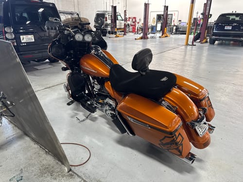 Customer photo review of Wind Rider Seat Cover