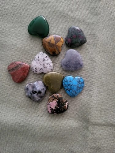 Customer photo review of Heart Natural Crystal