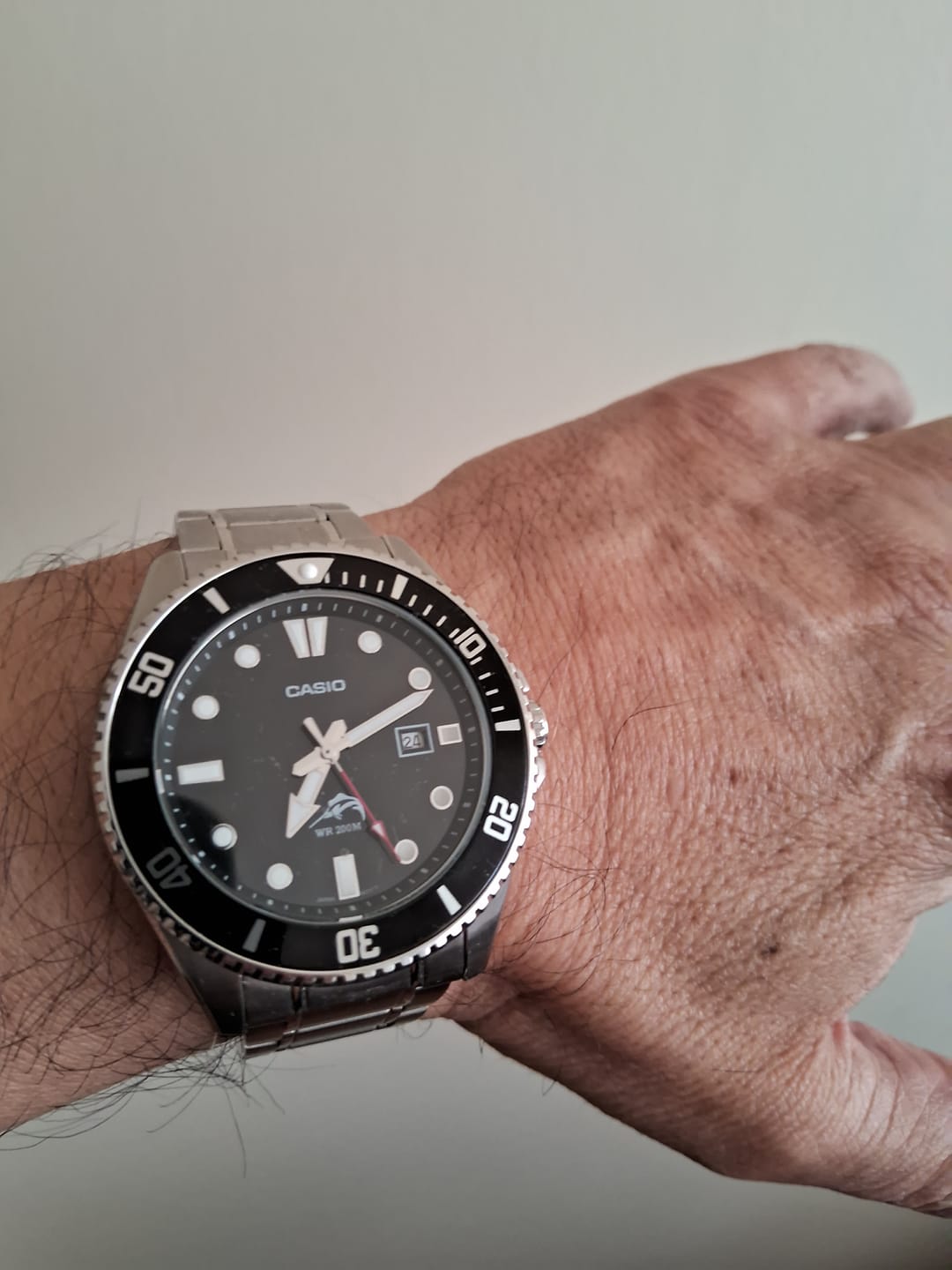 Customer photo review of Reloj Casio Submariner Marlin Duro MDV-106DD-1A1V Buceo