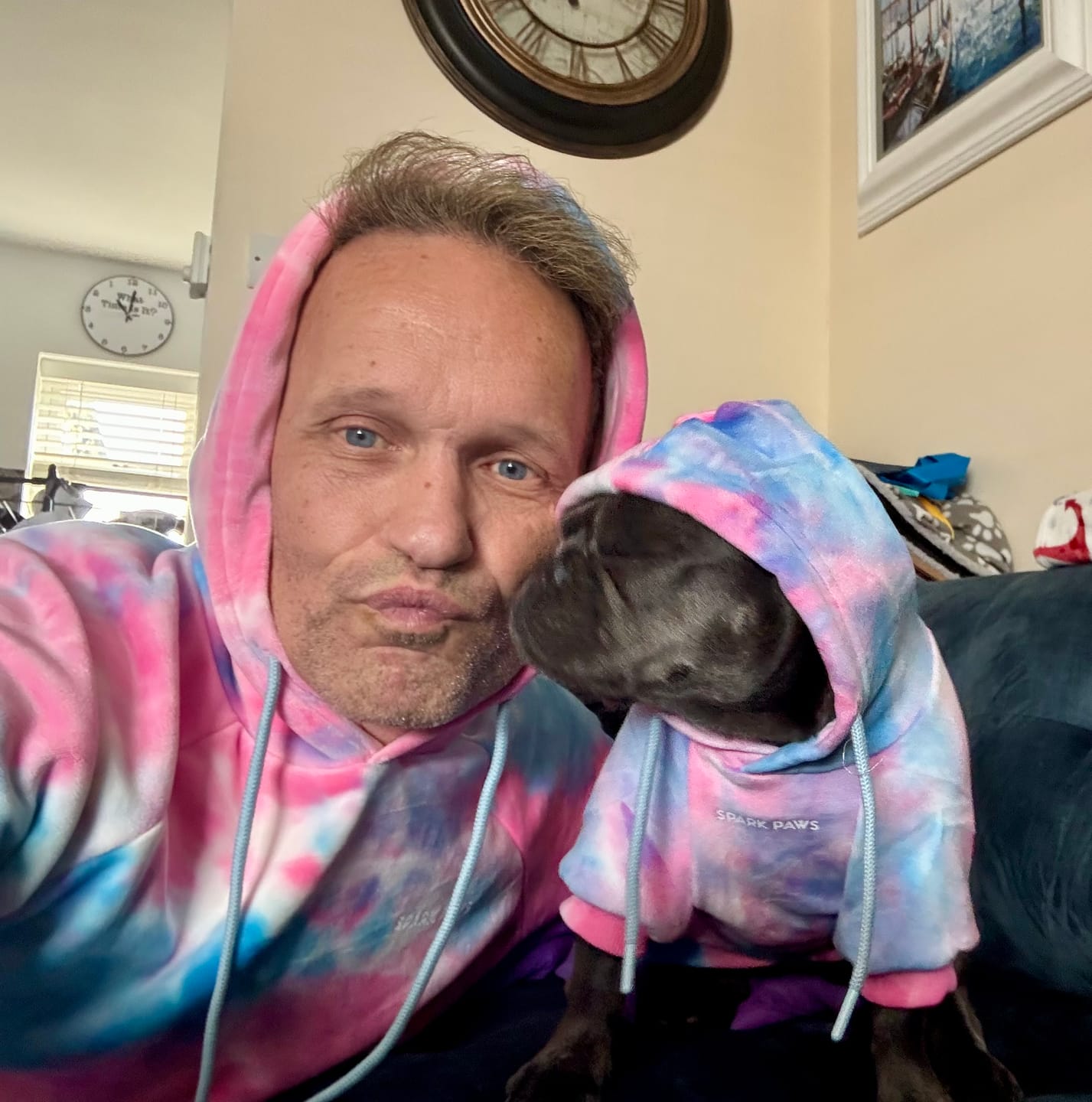 Customer photo review of Velvet Human Hoodie - Snow Cone