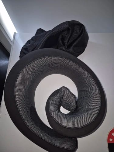 Customer photo review of Memory Foam Travel Pillow
