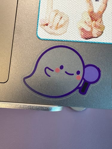 Customer photo review of Ghost ARMY Sticker (Transparent Version)