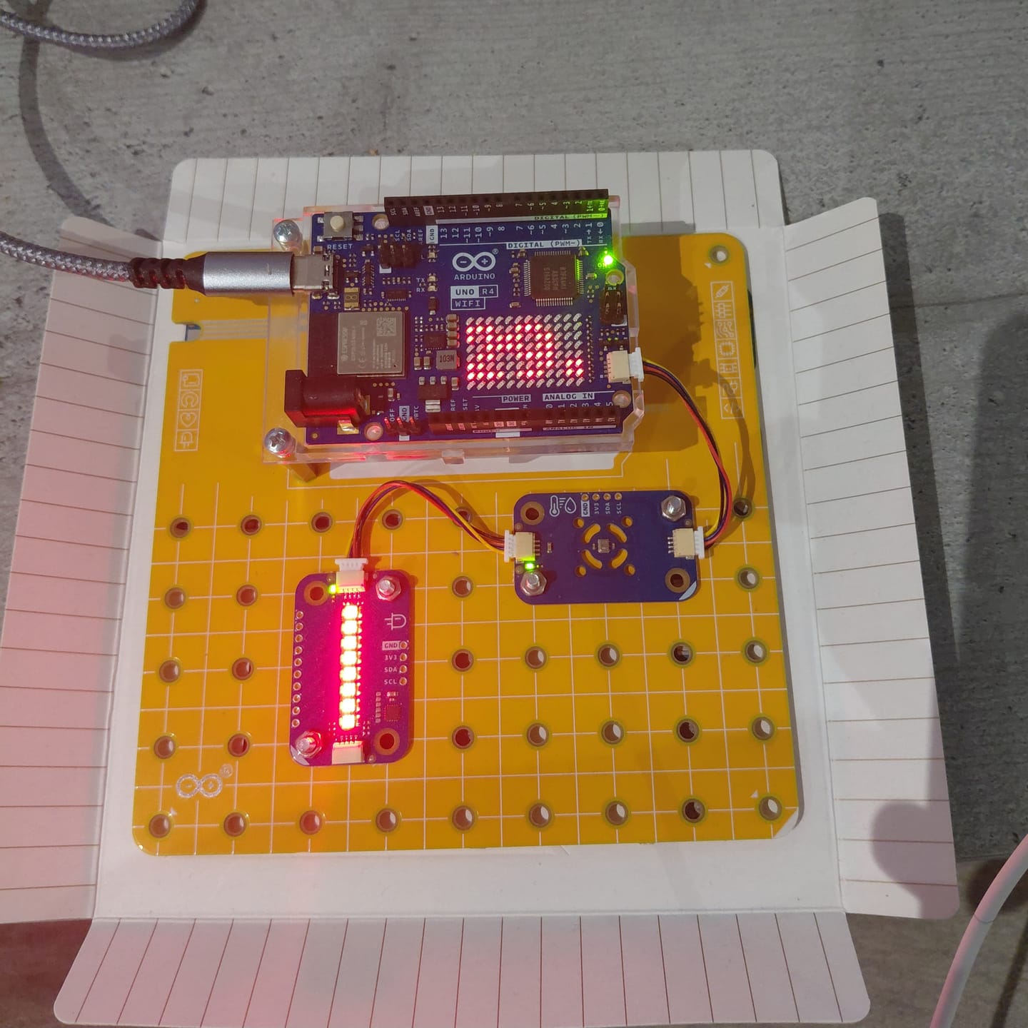 Customer photo review of Arduino Plug and Make Kit