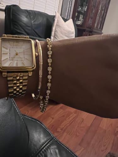 Customer photo review of Beaded Tennis Bracelet