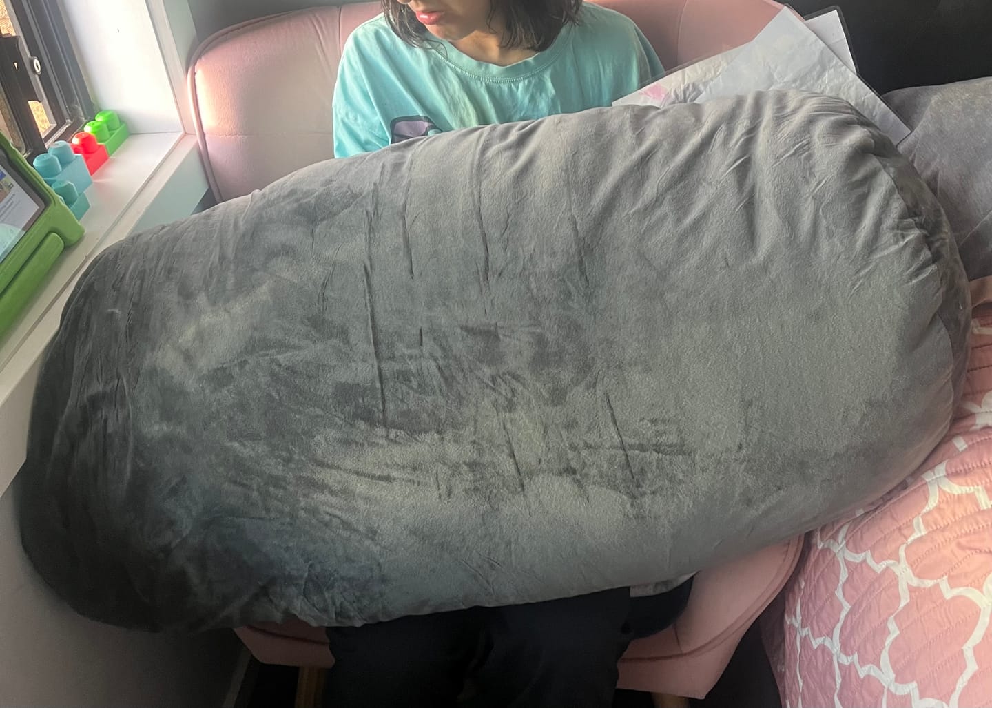 Customer photo review of The Big Soft Pillow
