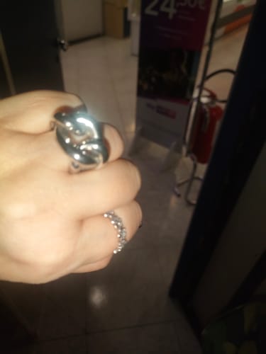 Customer photo review of Anello Catena Grossa