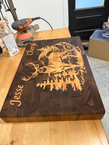 Customer photo review of 1/16"x 1/4" Upcut - 1/8" Shank - UC1025