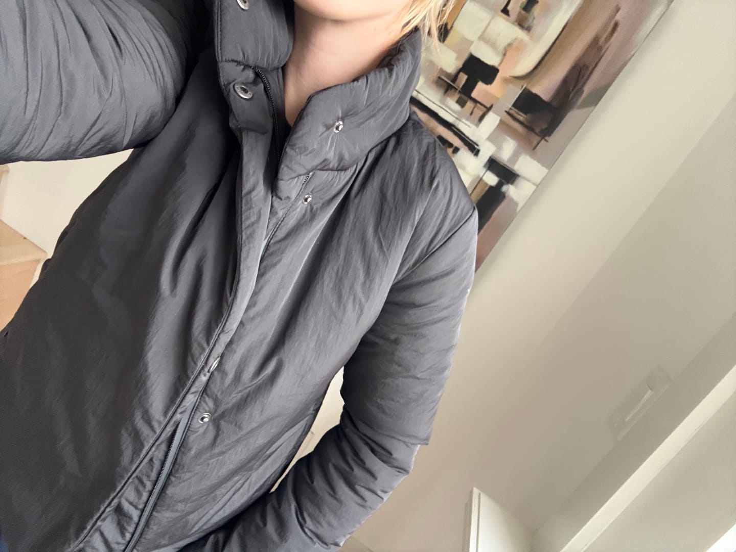 Customer photo review of CLOUD WRAP PUFFER - BLACK