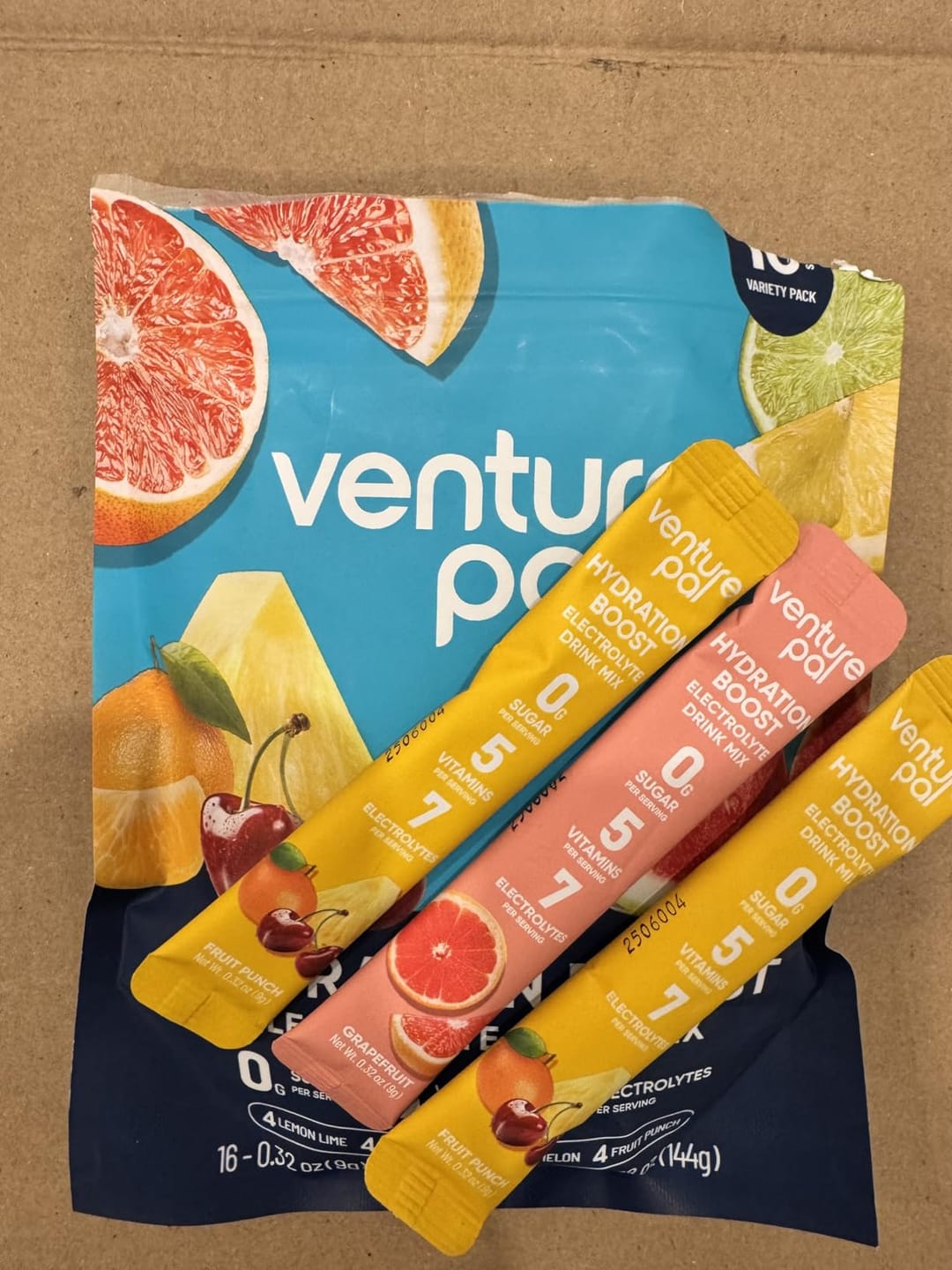 Customer photo review of Sugar Free Electrolyte Powder Packets