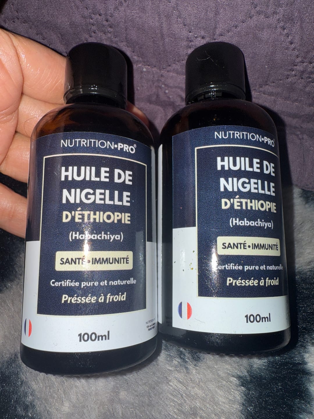 Customer photo review of HUILE DE NIGELLE D'ÉTHIOPIE (HABACHIYA) - 100ML