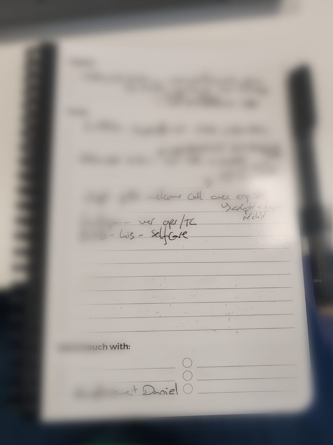 Customer photo review of Pack of 5 To Do A5 sheets