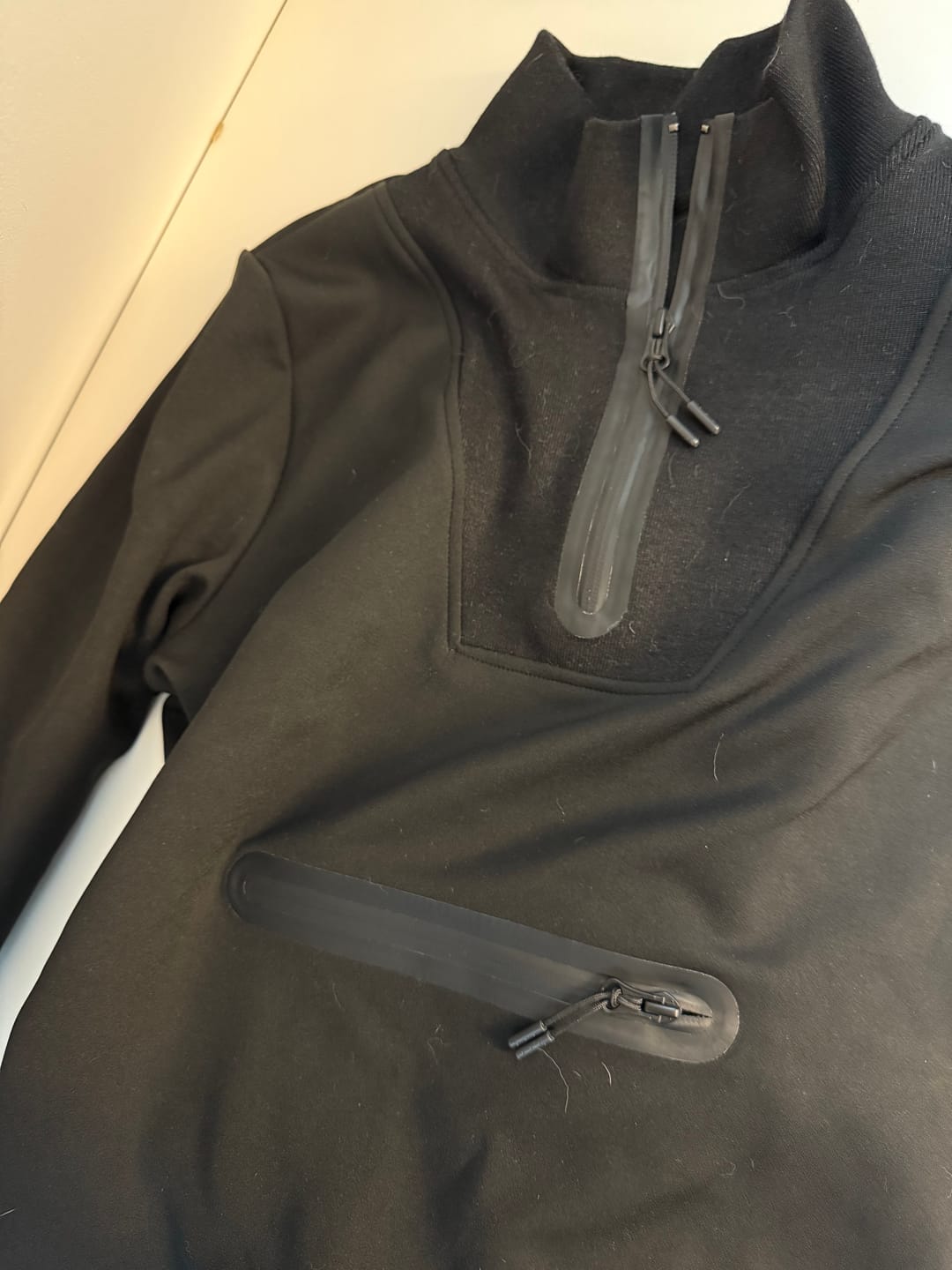 Customer photo review of TECH FLEECE QUARTER ZIP - BLACK