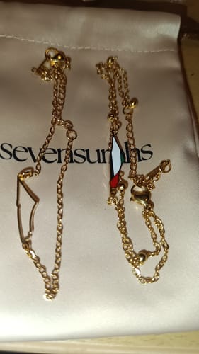 Customer photo review of Palestine Map Bracelet