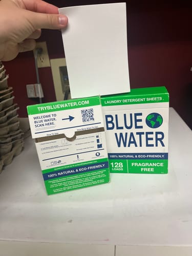 Customer photo review of Our Detergent Sheets