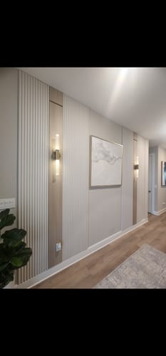 Customer photo review of Nordic Dream Wall Sconce • Battery