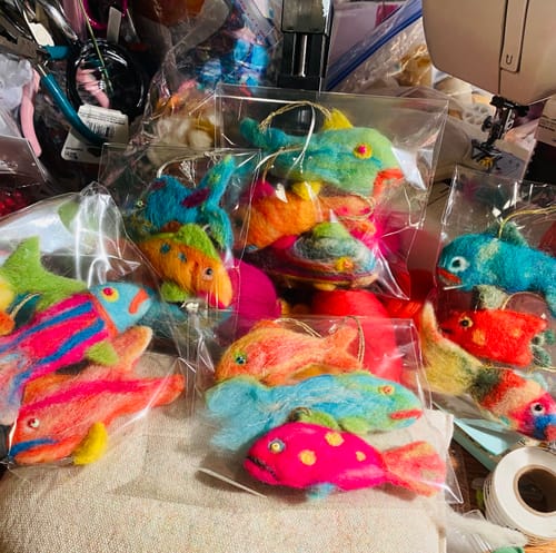 Customer photo review of Clover Punch Style Needle Felting Tool