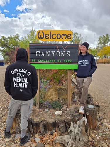 Customer photo review of Take Care Of Your Mental Health Hoodie - Black