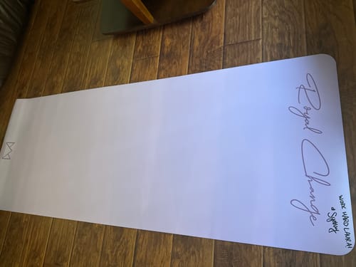 Customer photo review of Royal Change Yoga Mat | 5MM