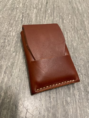 Customer photo review of Slimmad plånbok i äkta läder