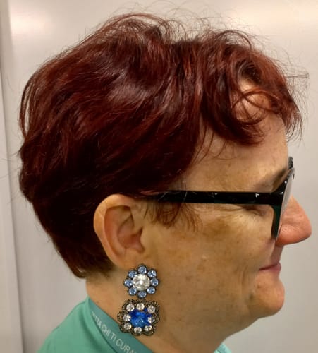 Customer photo review of Orecchini Dorothy