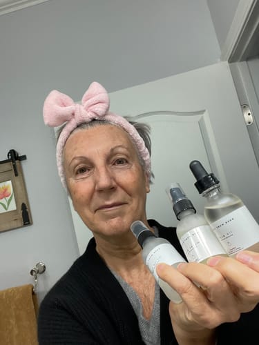 Customer photo review of Special: Anti-Aging Skincare Trio