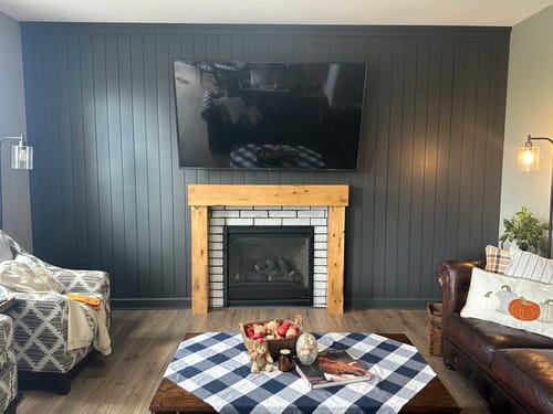 Customer photo review of Distressed Mantels
