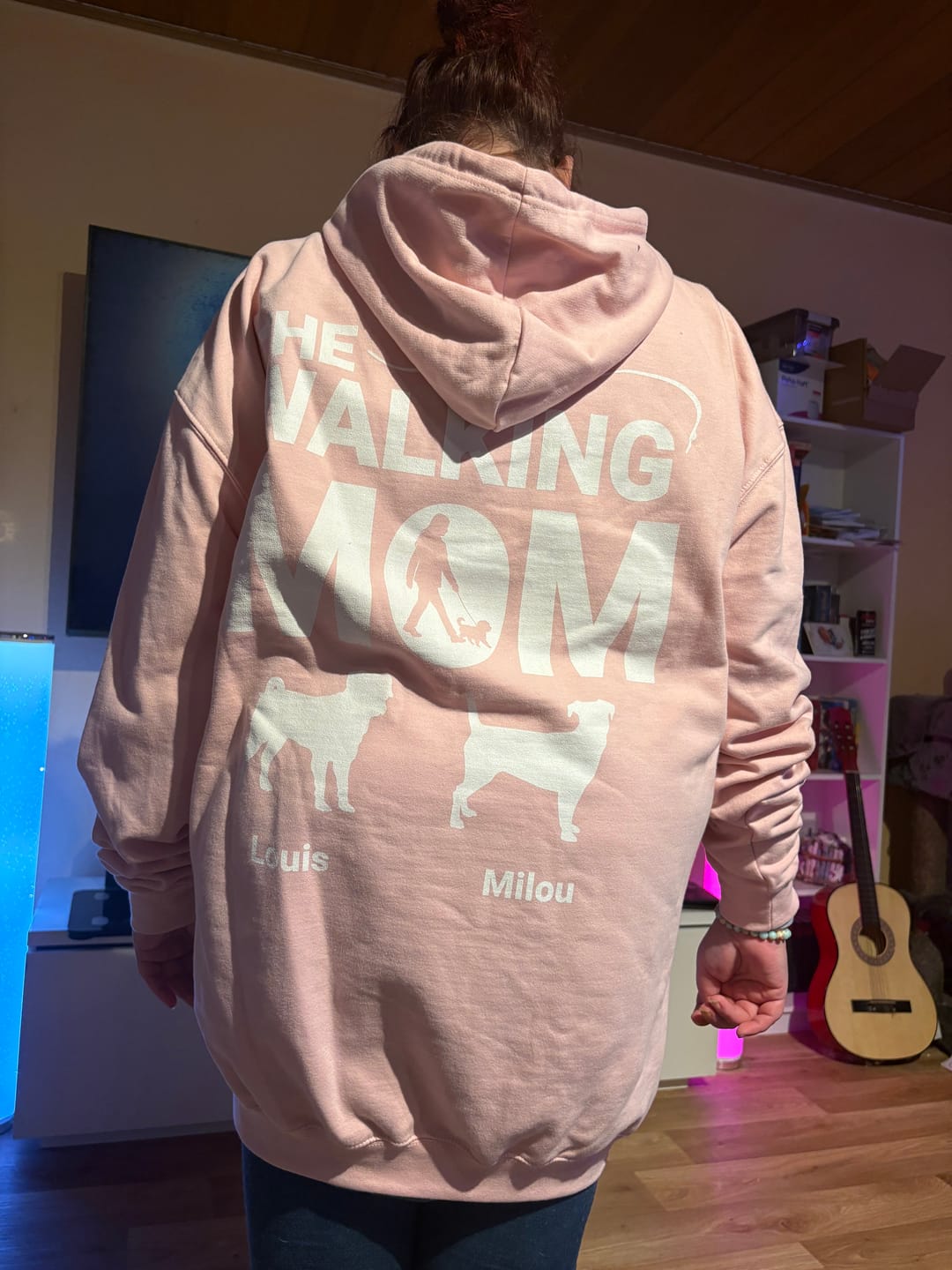 Customer photo review of The Walking Dad - Individueller Hoodie