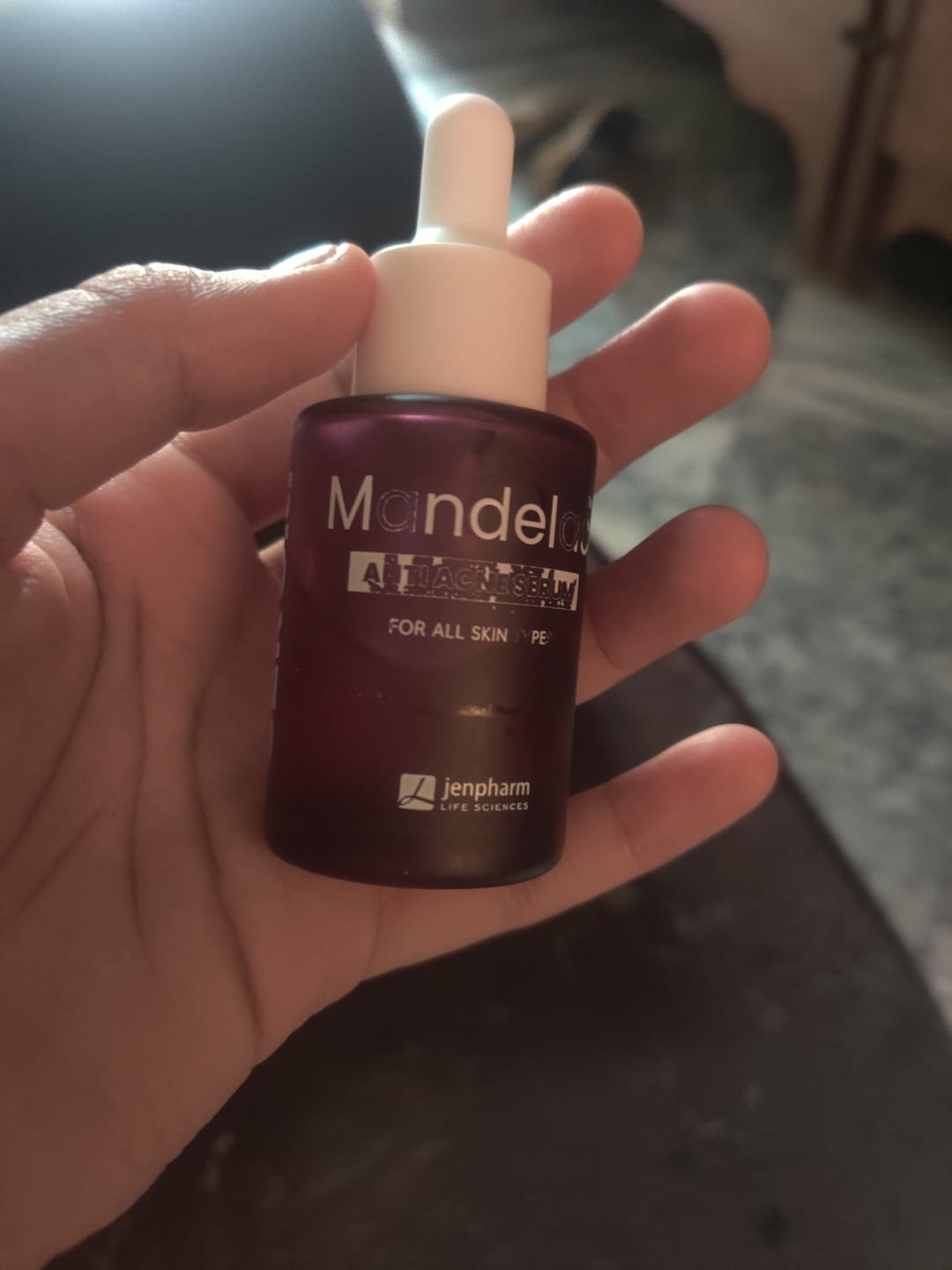 Customer photo review of MandelAC Serum