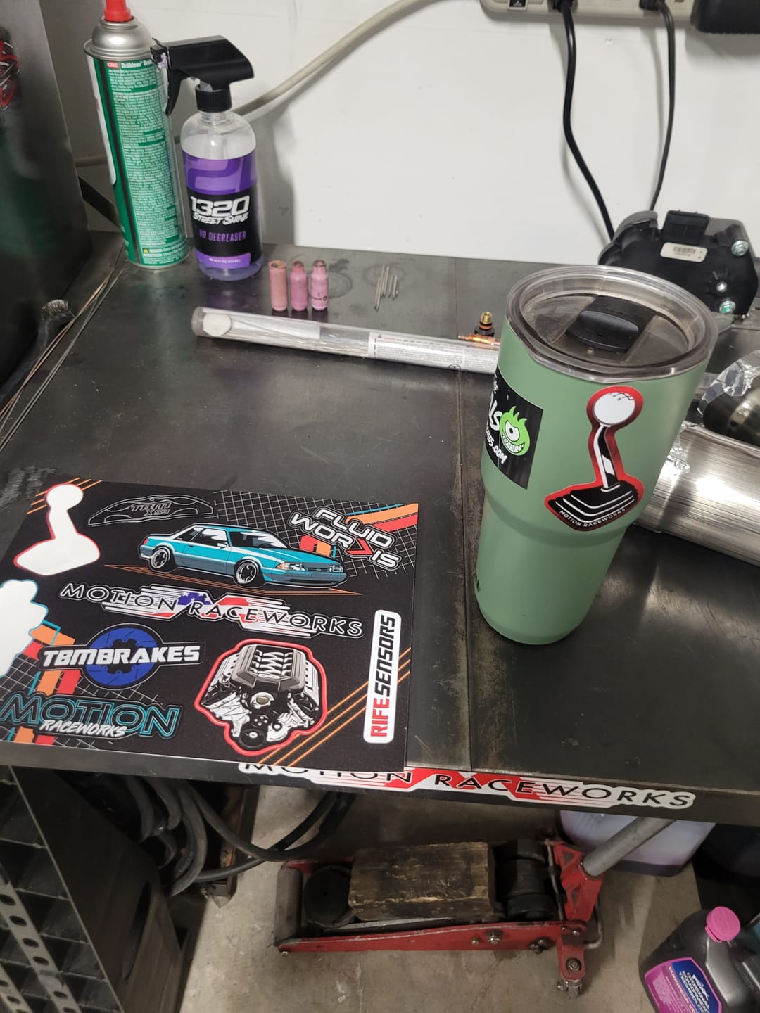 Customer photo review of Calypso Foxbody Sticker Sheet 8.5"x11"