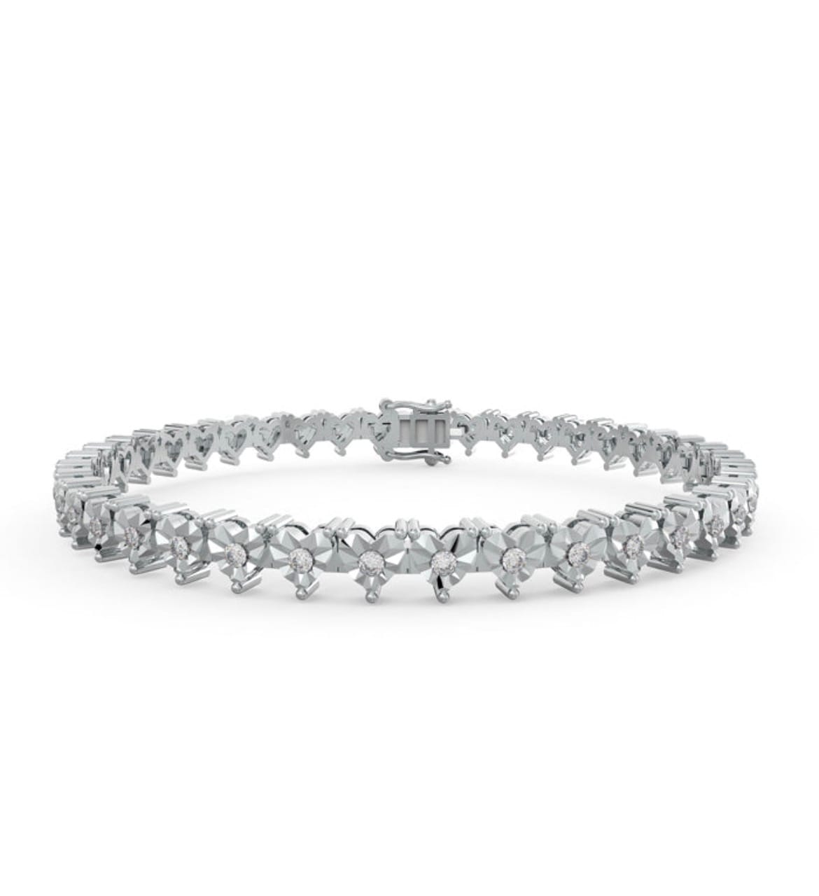 Customer photo review of Layered Silver Bracelet