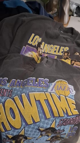Customer photo review of "Three Peat in LA" Championship T-Shirt