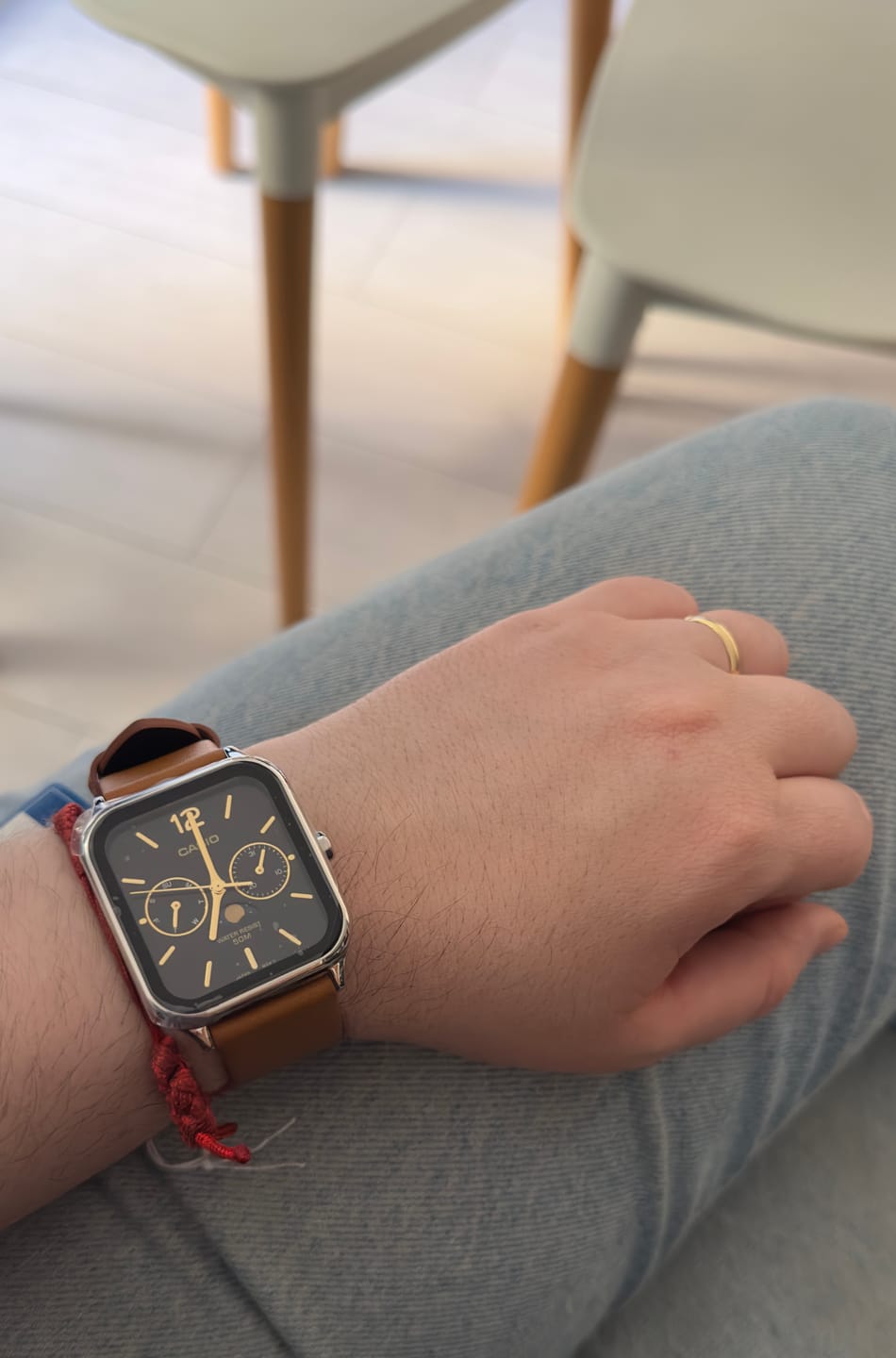 Customer photo review of Reloj Casio Análogo MTP-M305L-1AV Moonphase Correa de Cuero