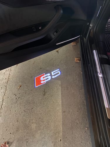 Customer photo review of AUDI DOOR LIGHTS