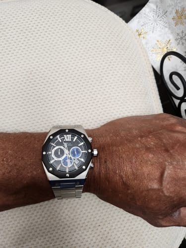 Customer photo review of Delta Black Men's Watch
