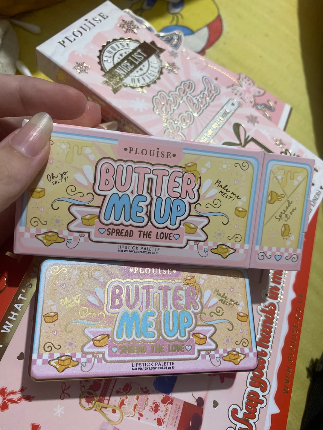 Customer photo review of P. Louise Butter Me Up Lipstick Palettes