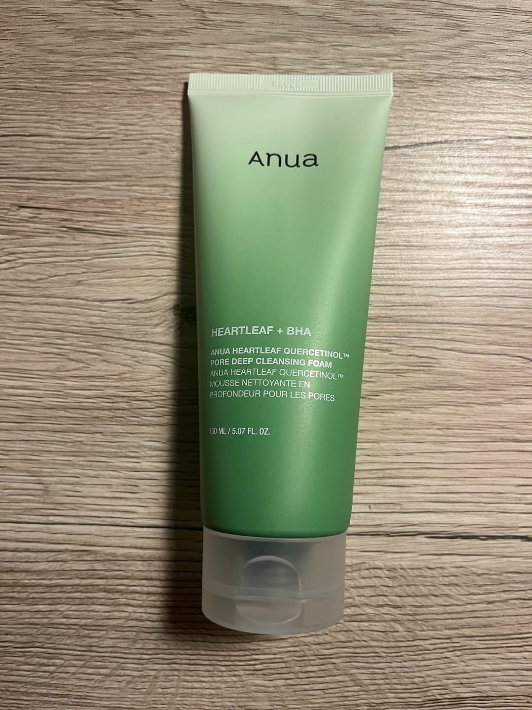 Customer photo review of Putiņas dziļai sejas mazgāšanai un attīrīšanai Anua Heartleaf Quercetinol Deep Pore Cleansing Foam