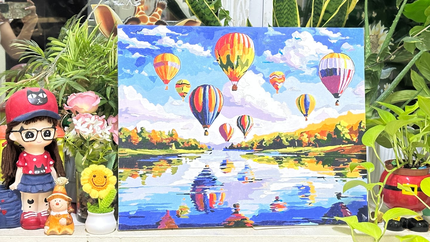 Customer photo review of Hot Air Balloon Elegance