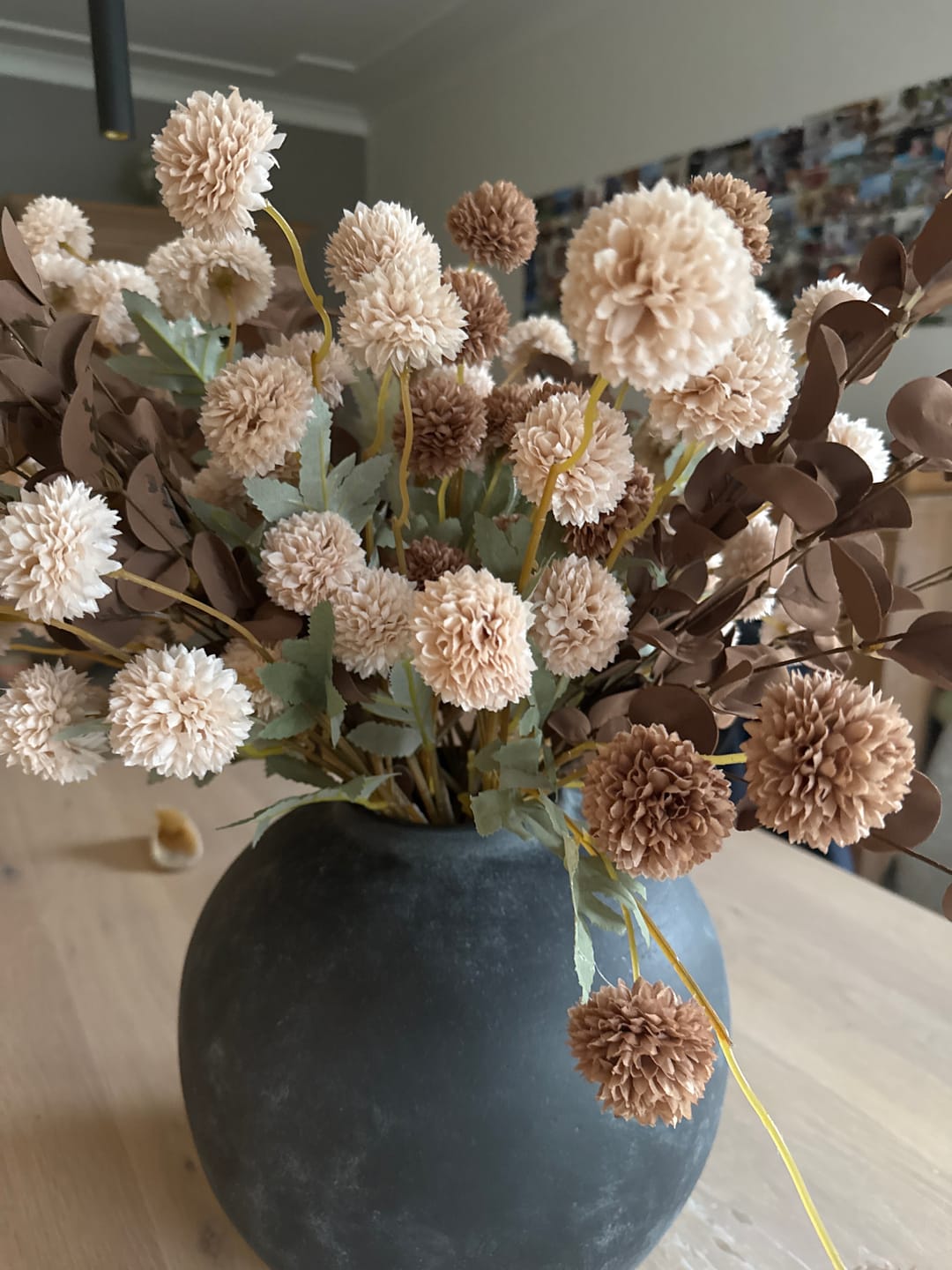 Customer photo review of Zijden Kiku Bloemen - Crème Mix