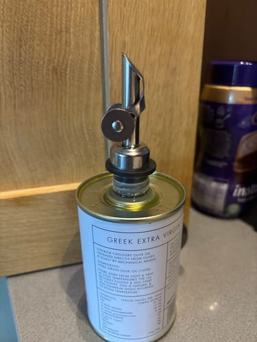 Customer photo review of Oil Bottle Replacement Pourer