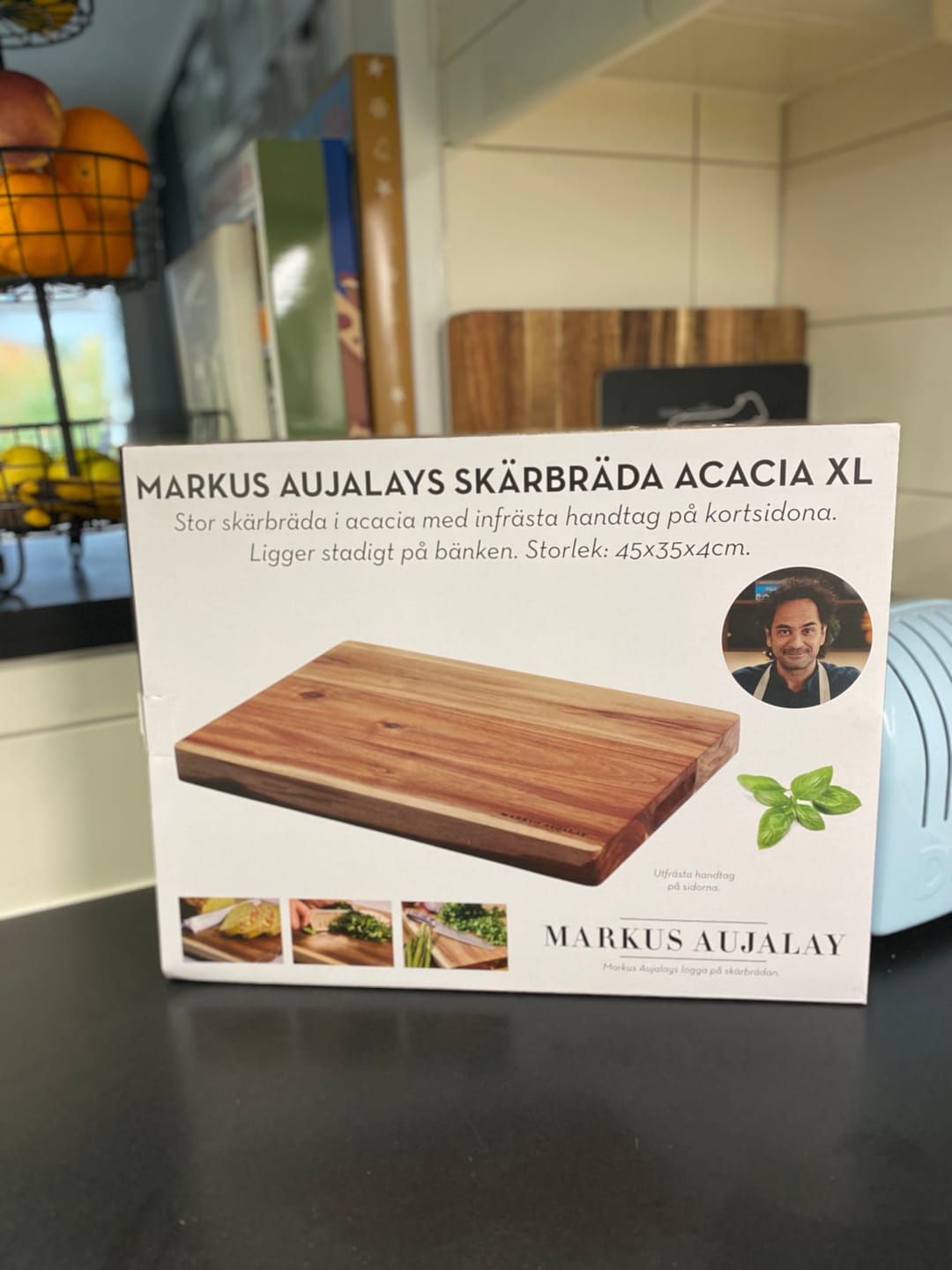 Customer photo review of Markus Aujalay skärbräda XL Akacia