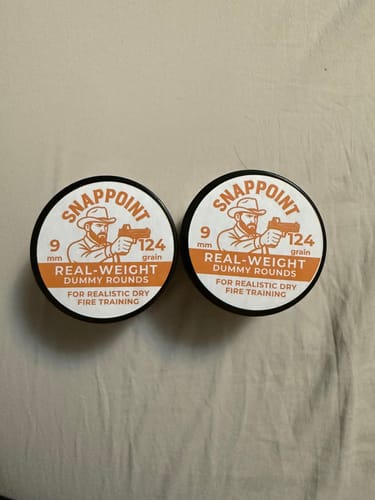 Customer photo review of SnapPoint 9mm Snap Caps – Real-Weight Dry Fire Dummy Rounds w/ SnapPlug Primer